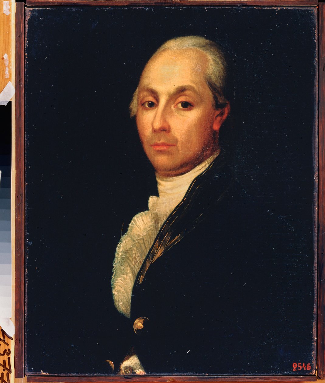 Muotokuva kirjailija Alexander Radishchevistä (Radishchev) (1749-1802). Anonyymi maalaus, öljy kankaalle, ennen 1790. Venäläistä taidetta tekijältä Unknown artist