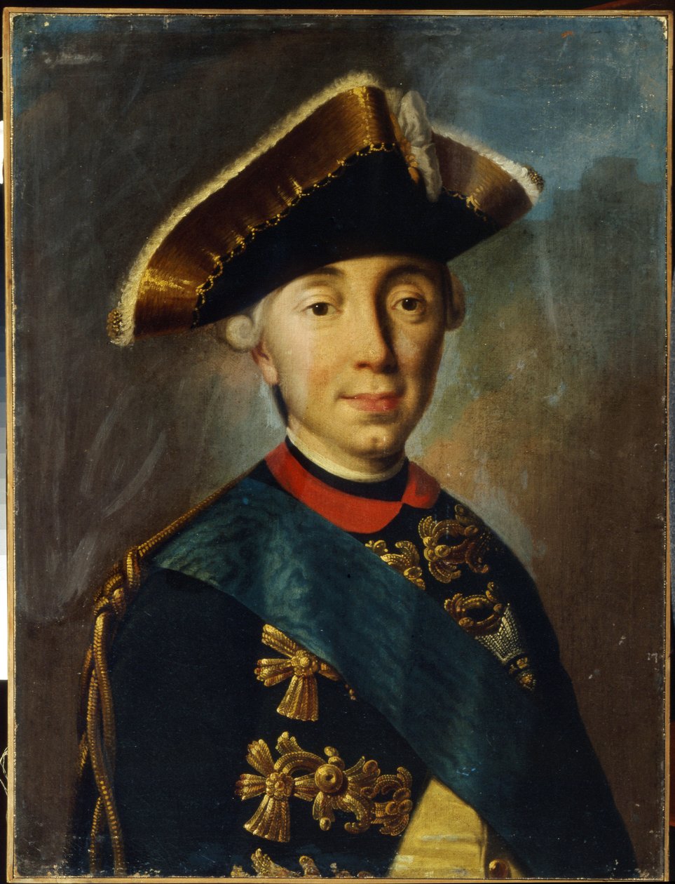 Venäjän tsaari Pietari III:n (1728-1762) muotokuva (Venäjän tsaari Pietari II:n muotokuva). Pietari II Fiodorovitch tai myös Kaarle Peter Ulrich, Holsteinin herttua Gottorp, Holsteinin Gottorpin haaran ensimmäinen hallitsija, joka myöhemmin otti nimen Ro tekijältä Unknown artist