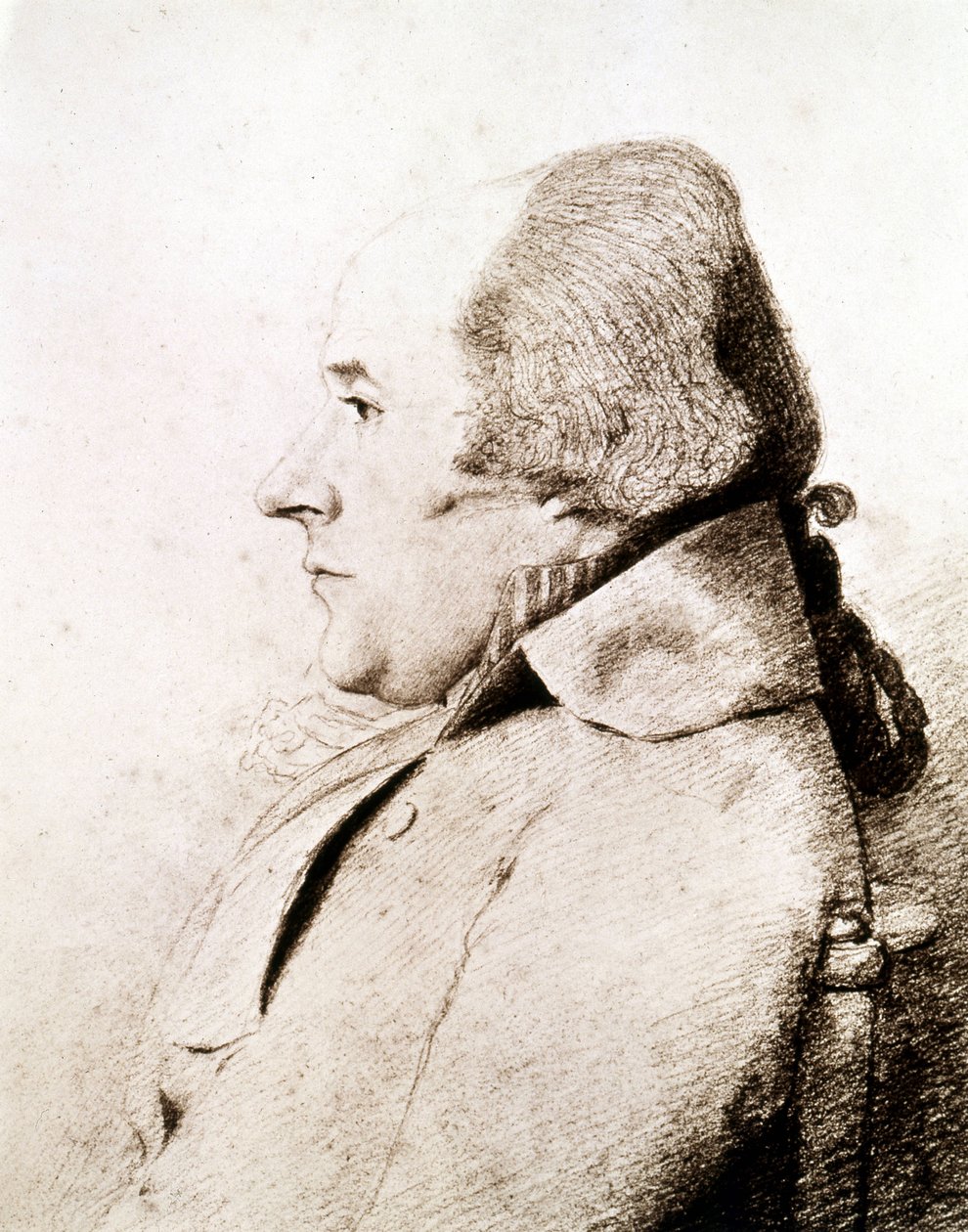 Muotokuva amiraali William Blighistä (1754 - 1817), navigaattori ja tutkimusmatkailija, hän löysi Bountysaaret. tekijältä Unknown artist