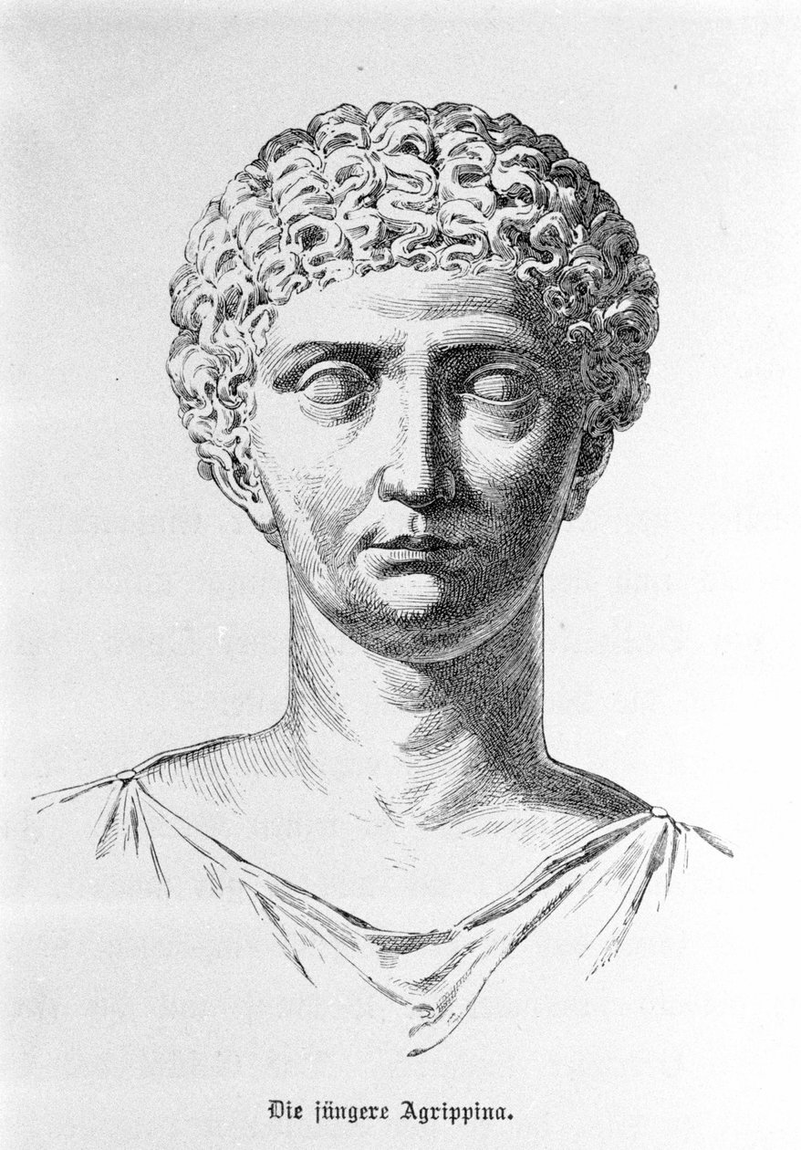 Muotokuva Agrippine nuoresta (16-59). tekijältä Unknown artist