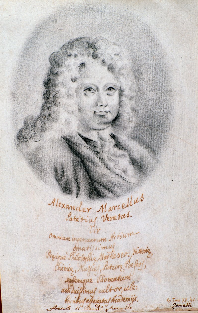 Alessandro Marcellon muotokuva (piirustus) tekijältä Unknown artist