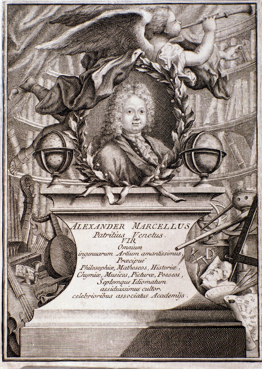 Alessandro Marcellon muotokuva (kaiverrus) tekijältä Unknown artist