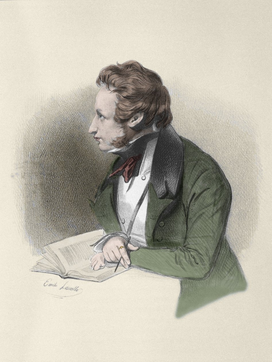 Alfred de Vignyn muotokuva (Alfred Victor, Vignyn kreivi tekijältä Unknown artist