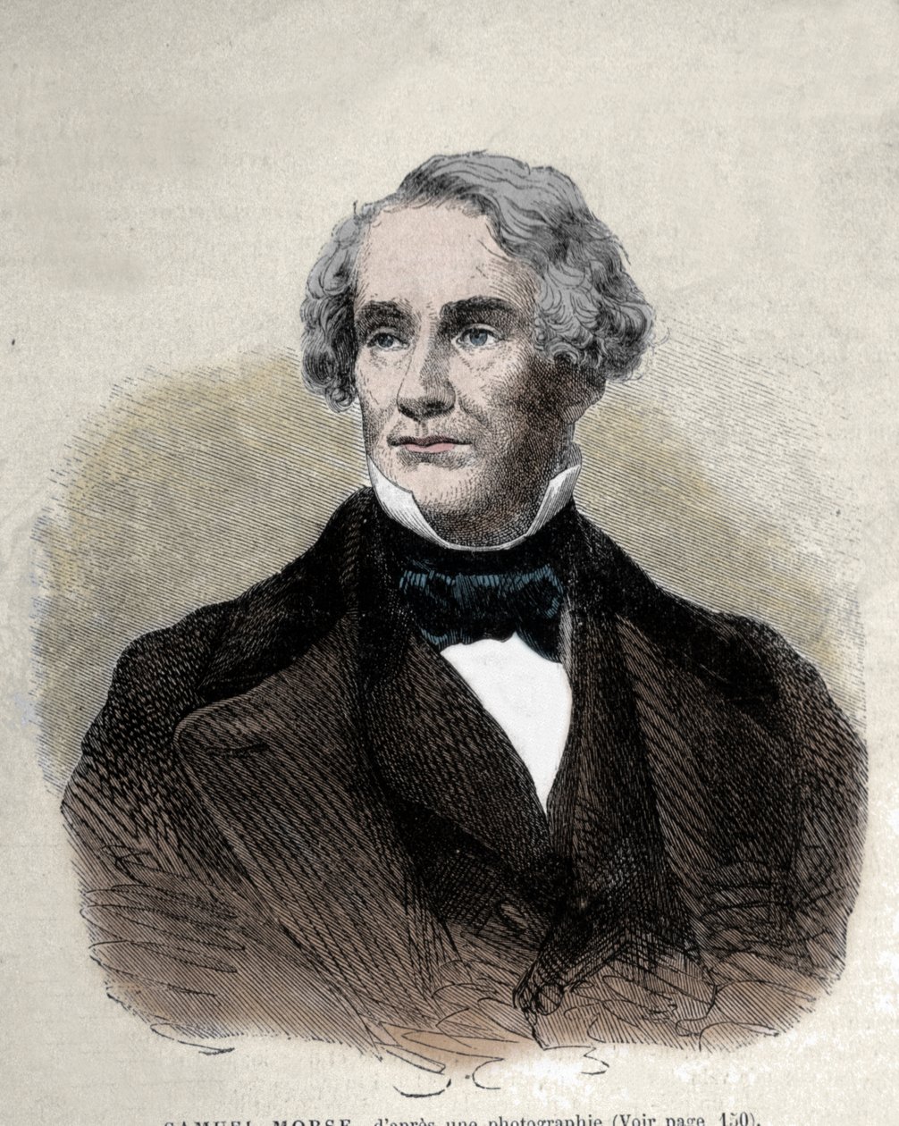 Amerikkalaisen keksijän Samuel Finley Breese Morsen (1791-1872) muotokuva. tekijältä Unknown artist