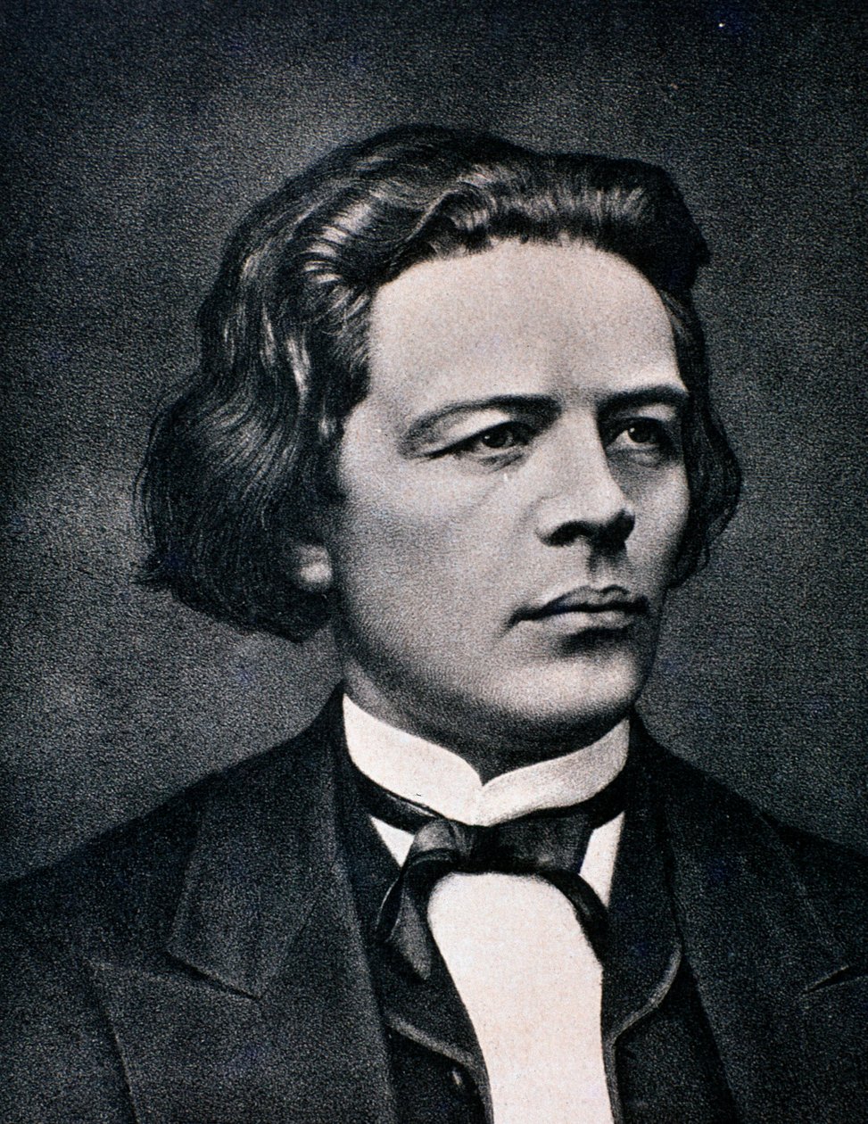 Anton Rubinsteinin muotokuva (kaiverrus) tekijältä Unknown artist