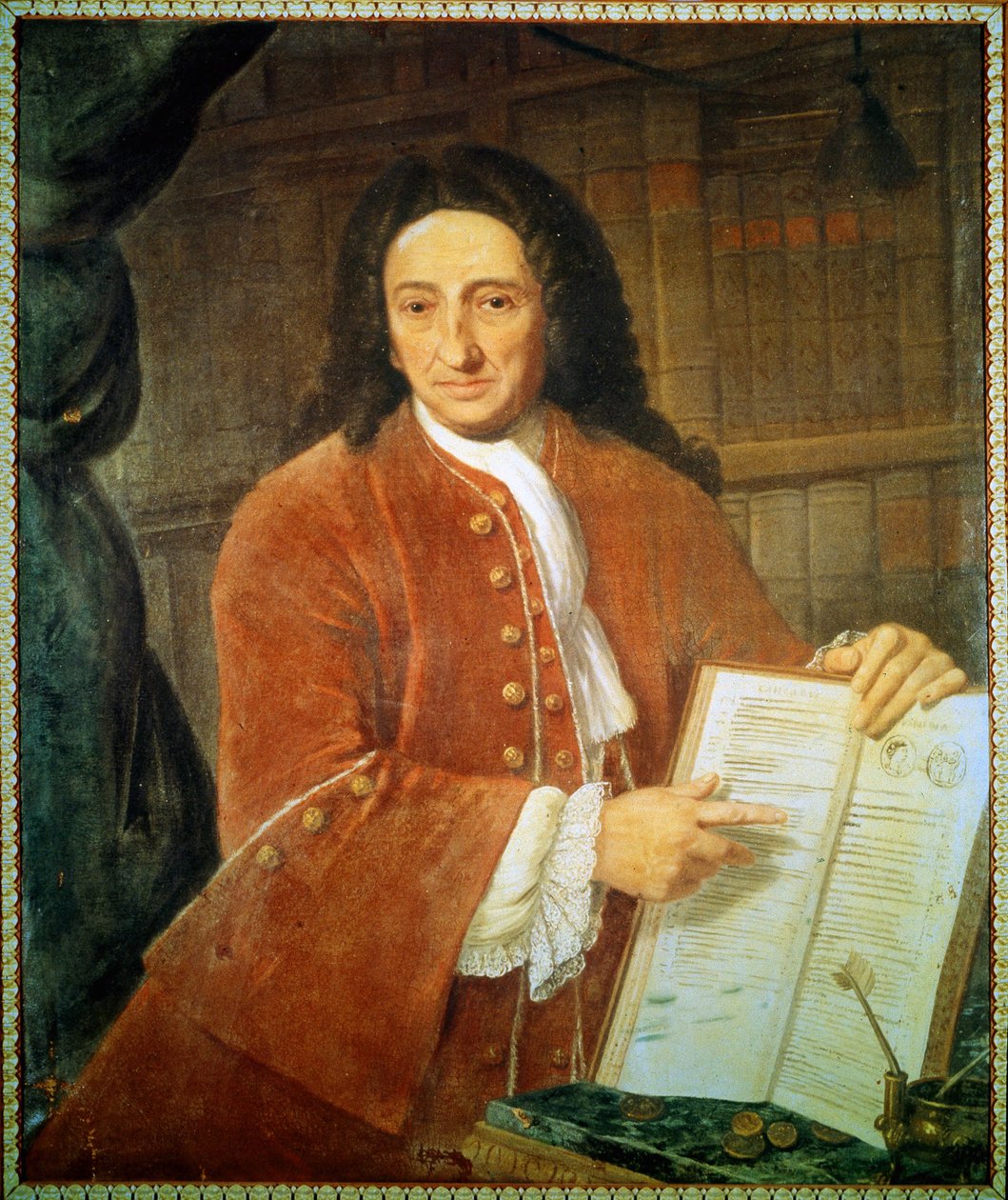 Muotokuva Apostolo Zenosta (1668 - 1750), libretisti ja runoilija. tekijältä Unknown artist