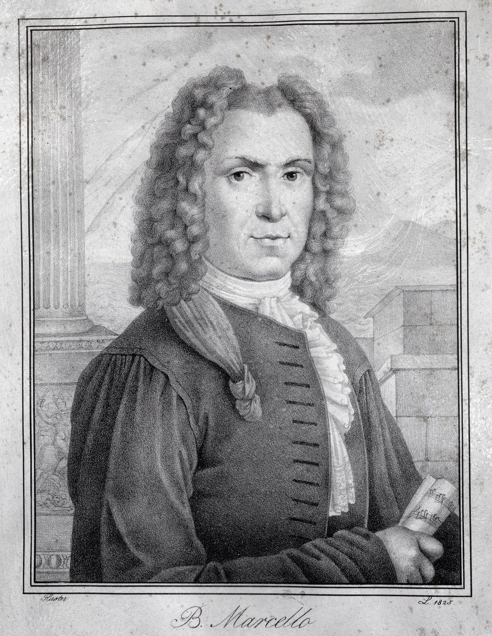 Benedetto Marcellon muotokuva (kaiverrus) tekijältä Unknown artist
