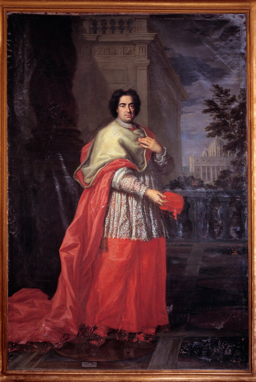 Aragonan kardinaali Troiano Acquavivan muotokuva (öljy kankaalle tekijältä Unknown artist