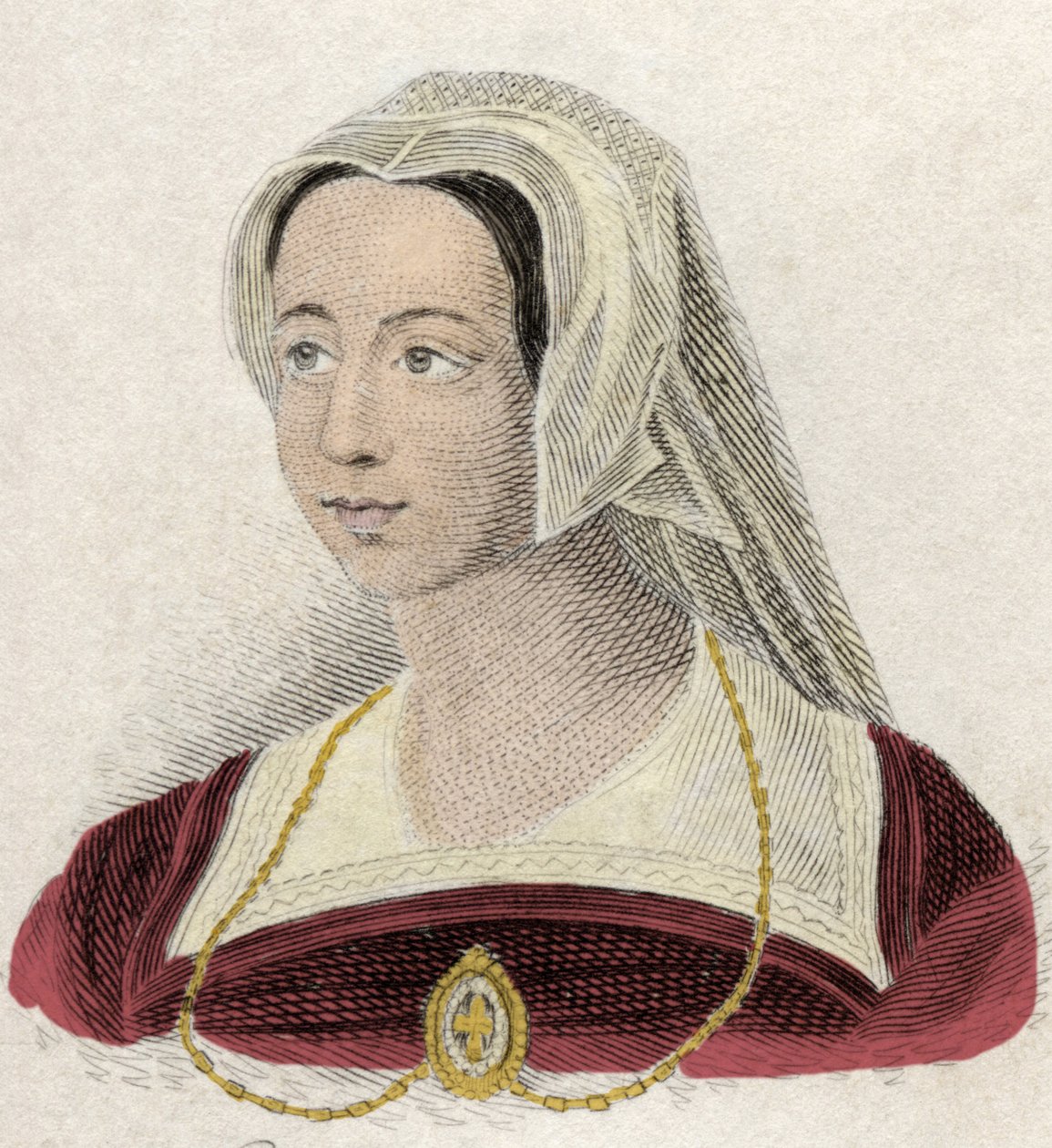 Catherine Parrin (tai Parren) muotokuva tekijältä Unknown artist