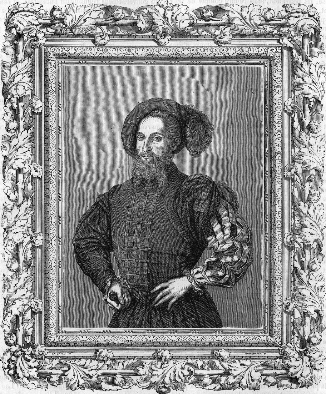 Muotokuva Cesare (Cesar) Borgiasta (1475-1507). tekijältä Unknown artist