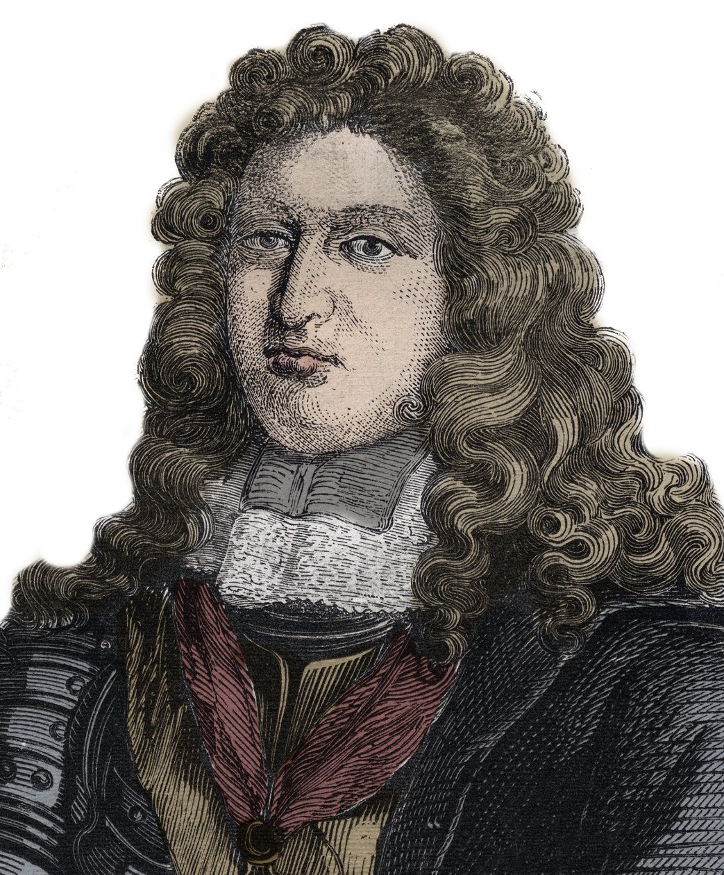 Ranskalaisen runoilijan Charles Auguste de La Fare Comte de Laugèresin (1644-1712) muotokuva tekijältä Unknown artist