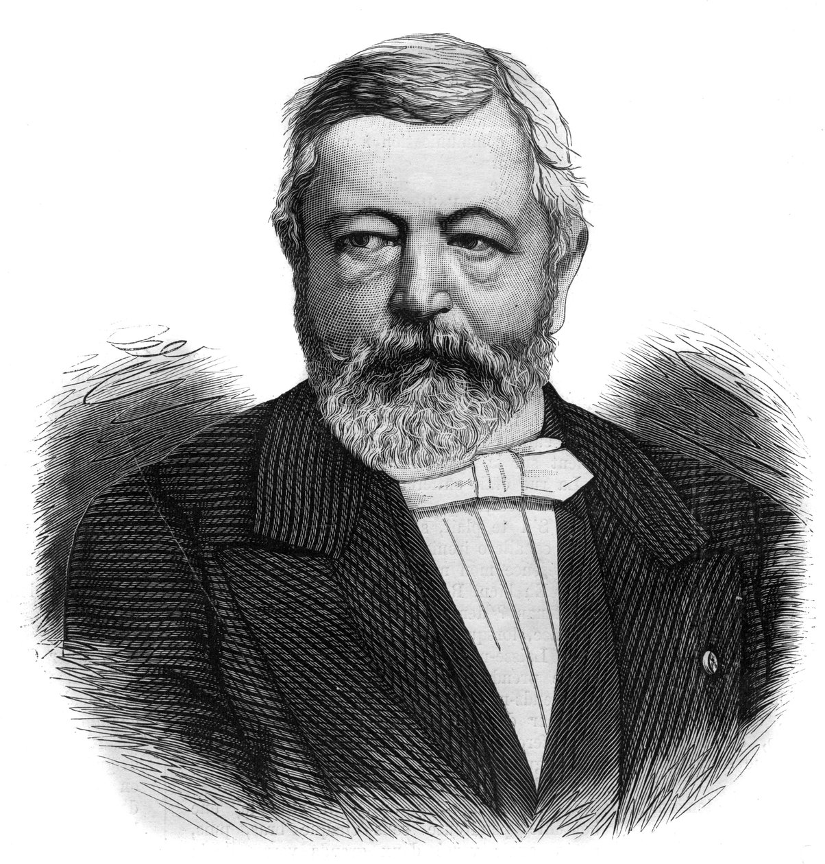 Charles de Kerchoven muotokuva Denterghem (1819-1882), belgialainen insinööri ja liberaali poliitikko tekijältä Unknown artist
