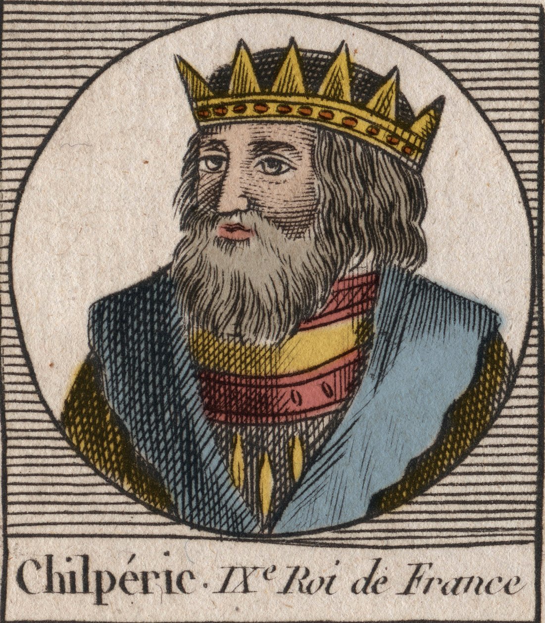 Chilperic I:n muotokuva tekijältä Unknown artist