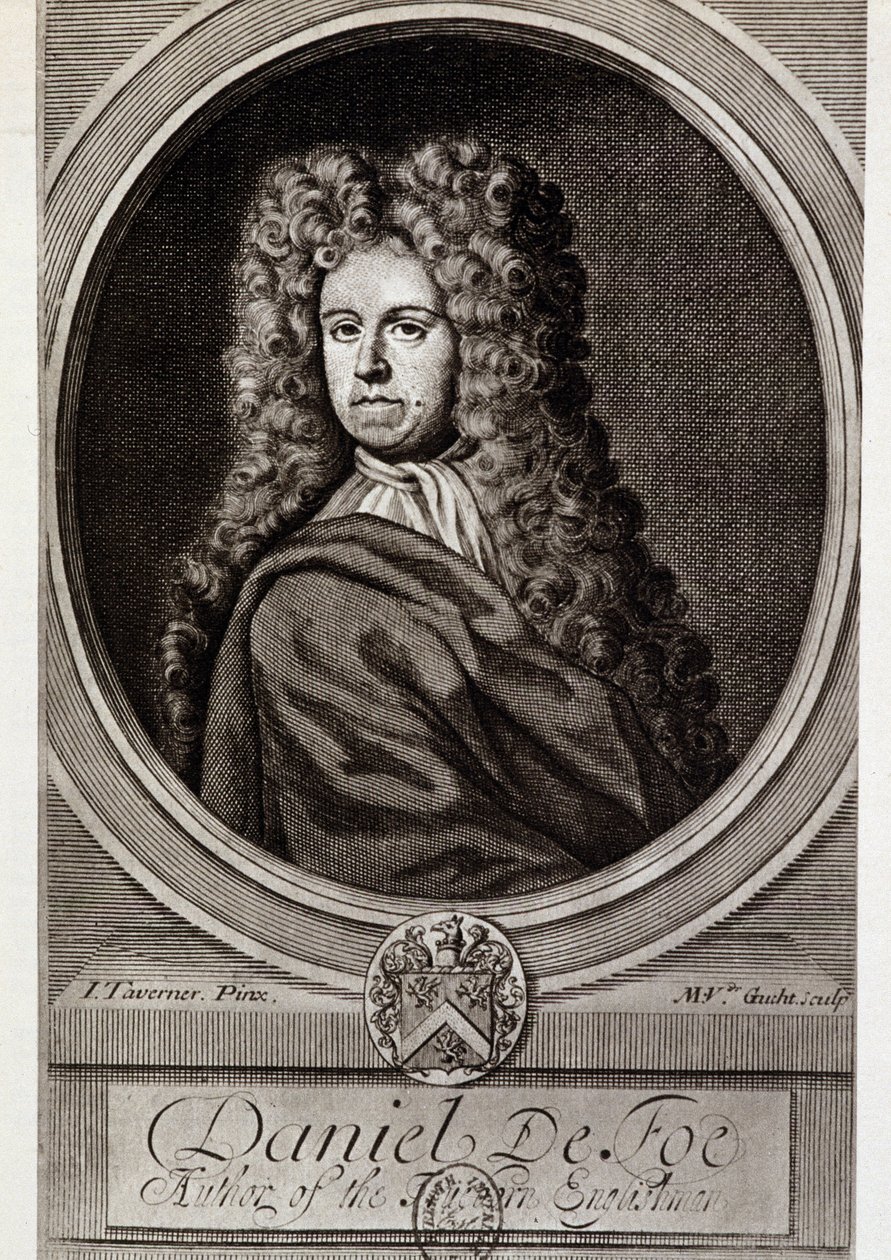 Muotokuva Daniel de Foesta tai Defoesta (1660 - 1731) tekijältä Unknown artist