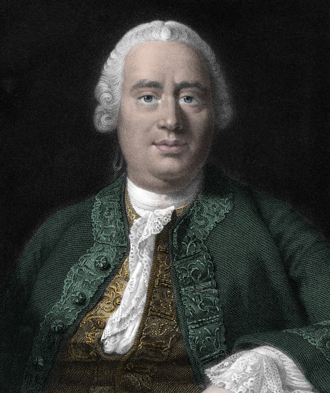 David Humen, skotlantilaisen filosofin (1711-1776) muotokuva. tekijältä Unknown artist