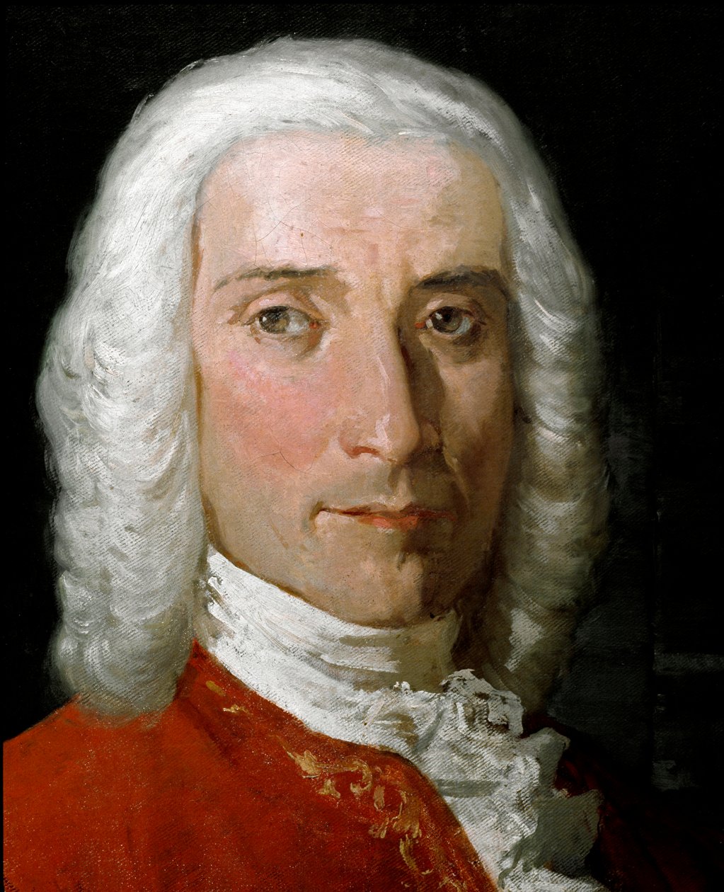 Domenico scarlattin (1685-1757), italialaisen säveltäjän muotokuva. Anonyymi maalaus 1700-luvulta. Napoli, San Pietro ja Majella Konservatorio. tekijältä Unknown artist