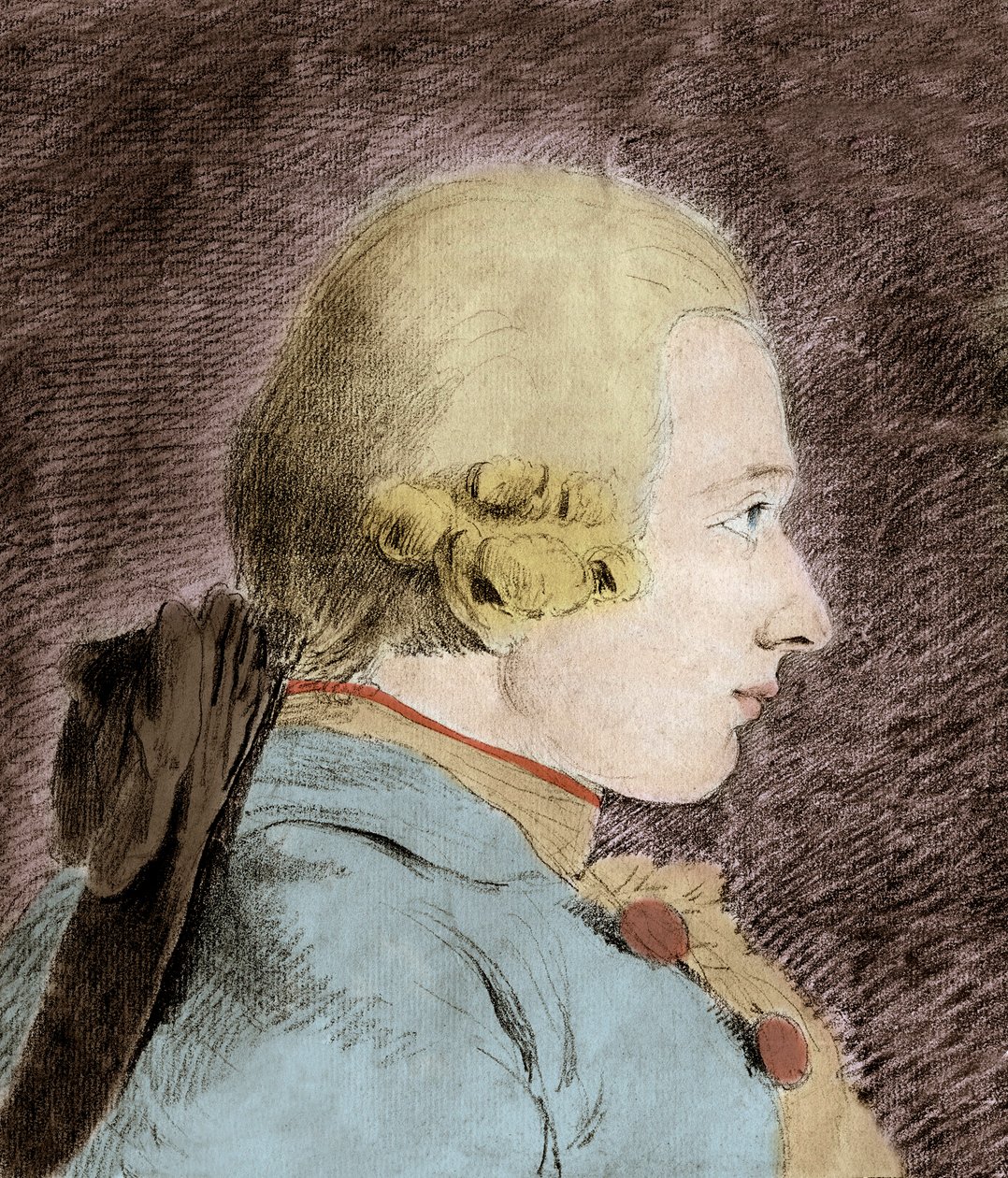 Donatian Alphonse Francois de Saden (1740-1814) muotokuva (Marquis de Sade) - Van Loon mukaan tekijältä Unknown artist