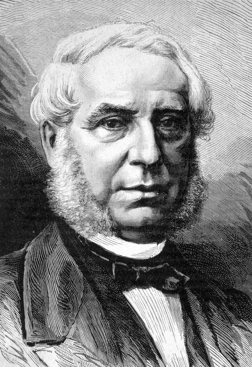 Muotokuva Edouard Drouyn de Lhuysista, ranskalaisesta poliitikosta (1805 - 1881) - elokuvassa "" Les Contemporains", n.d. 1800-luvun lopulla. tekijältä Unknown artist