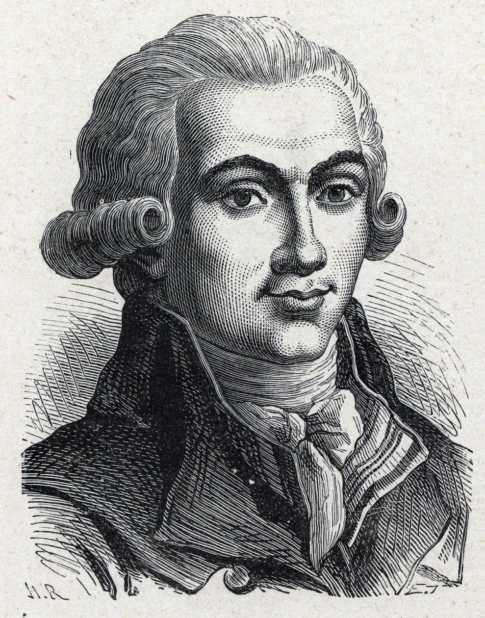 Ranskan vallankumouksellisen Elie Guadetin (1758-1794) muotokuva. tekijältä Unknown artist