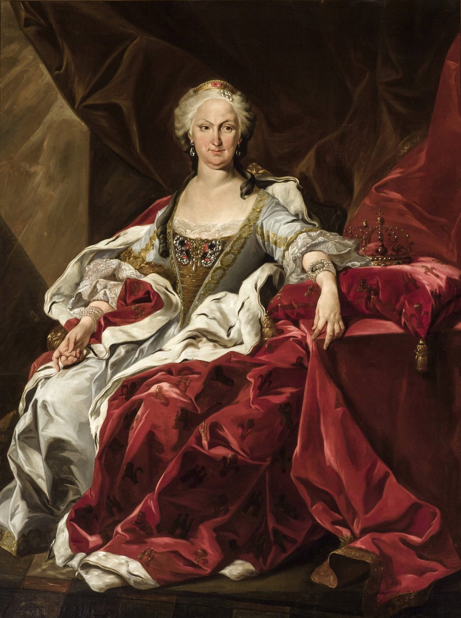 Elisabeth Farnesen (1692-1766) muotokuva tekijältä Unknown artist