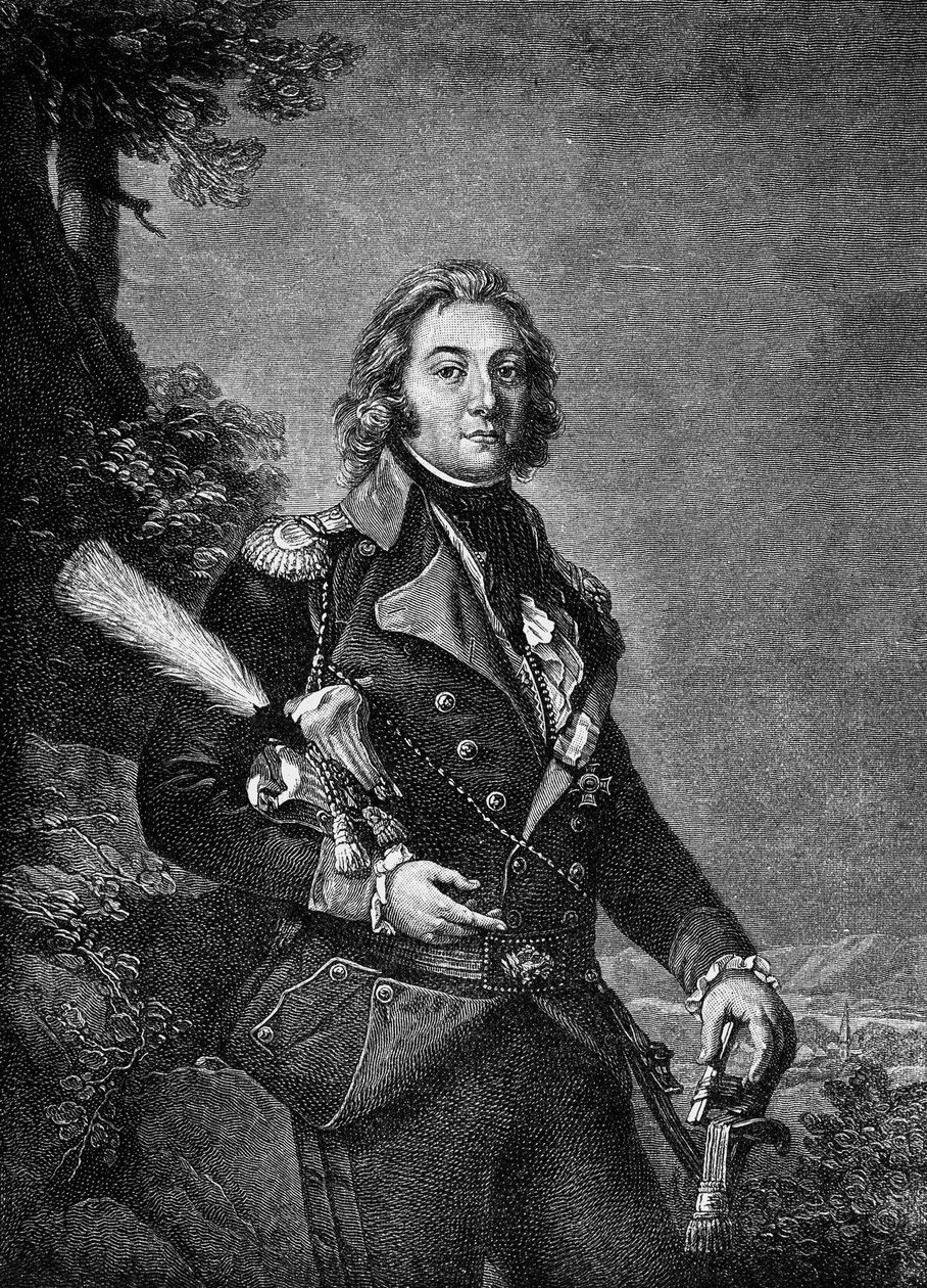 Felix Schwarzenbergin, prinssi Zun (1800 - 1852), itävaltalaisen poliitikon muotokuva. tekijältä Unknown artist