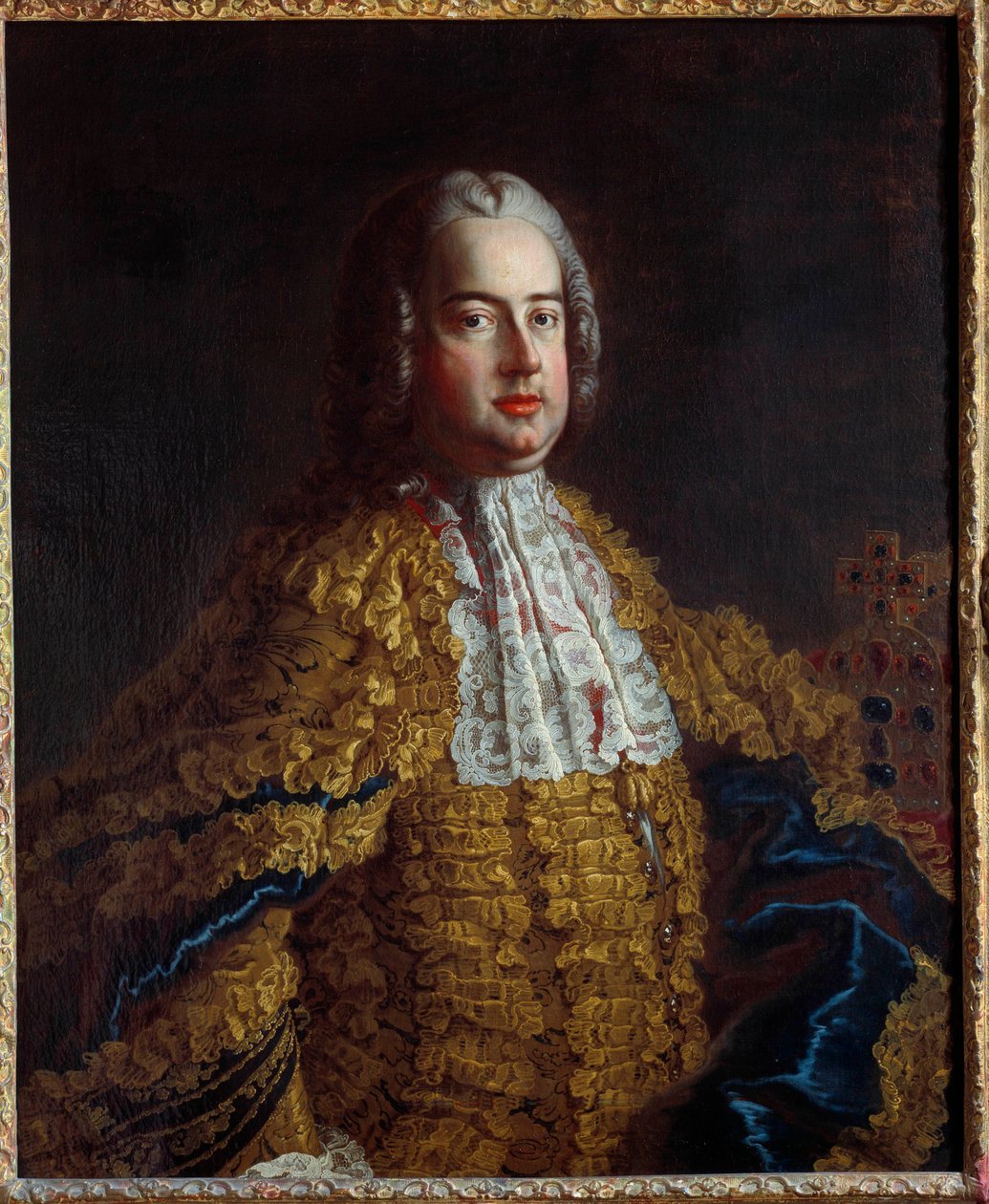 Francois III:n (1708-1765) muotokuva Itävallan Marie Theresen morsian Nimetön maalaus 1700-luvulta Nancysta, Musee historique lorrain - Francois III:n (1708-1765), itävaltalaisen Marie Theresan aviomiehen muotokuva. Anonyymi maalaus - 1700-luku. Hei tekijältä Unknown artist