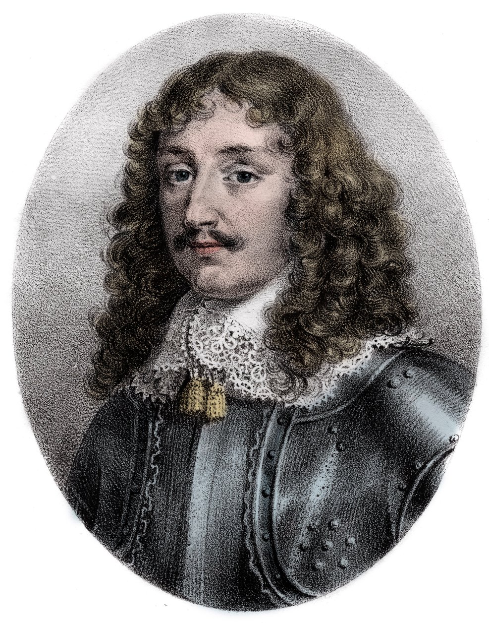 Francois VI:n muotokuva, La Rochefoucauldin herttua, prinssi de Marcillac (1613-1680), ranskalainen kirjailija - Francois de la Rochefoucauldin muotokuva (1613-1680), ranskalainen kirjailija - tekijältä Unknown artist