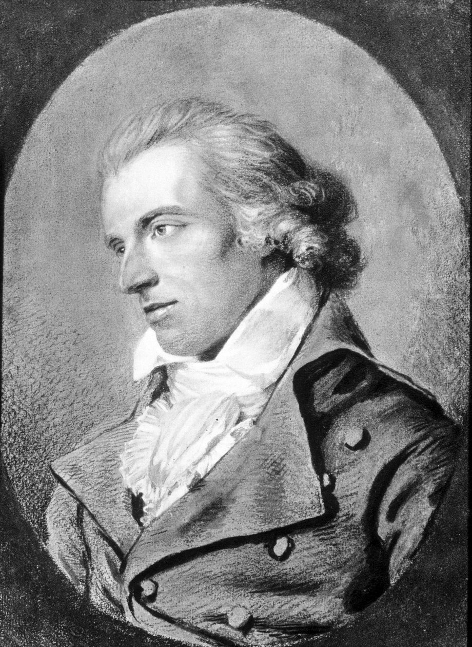 Friedrich von Schillerin (1759 - 1805) muotokuva. sd. 1800-luvulla. tekijältä Unknown artist