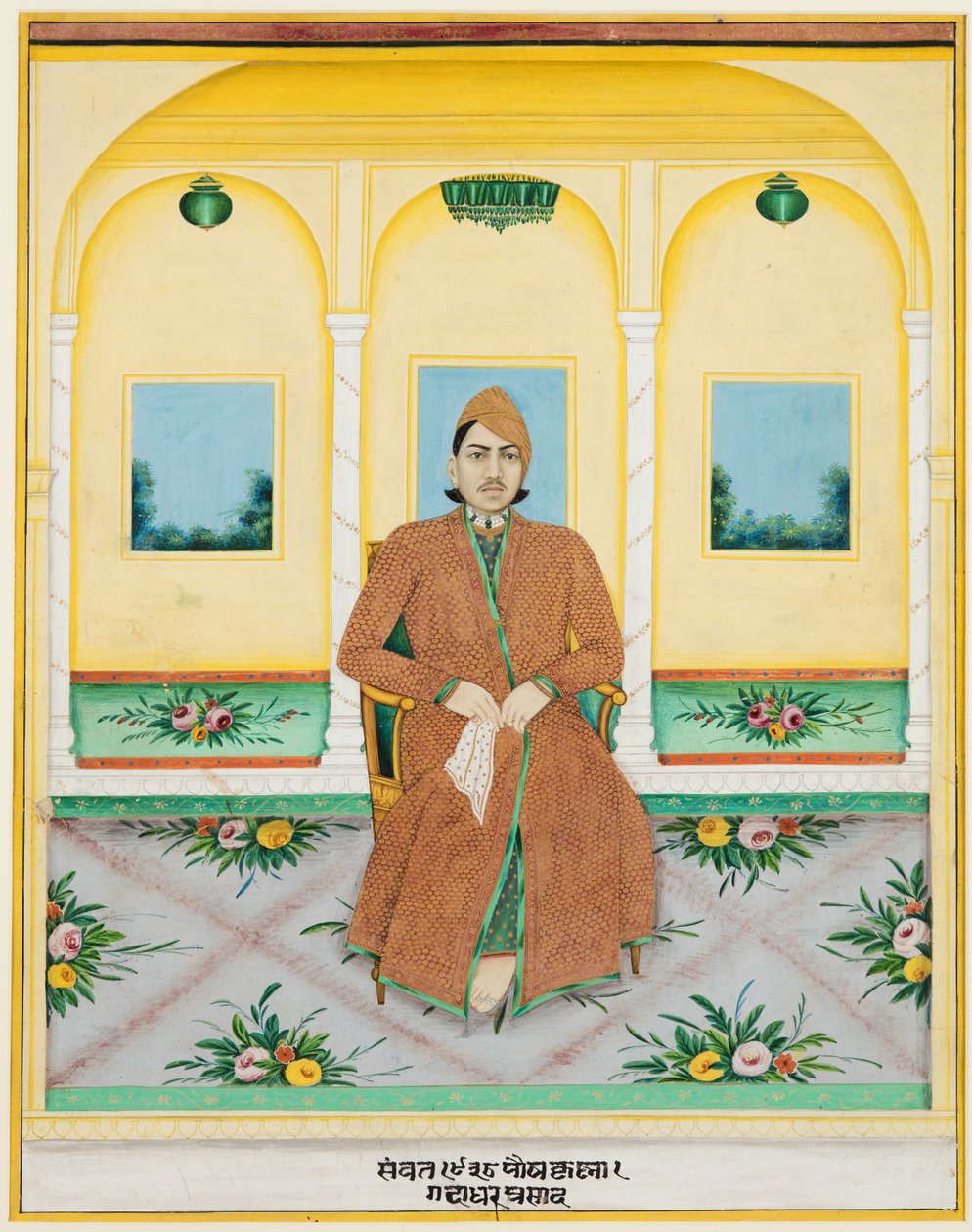 Muotokuva Gadadharista: Prasad tekijältä Unknown artist