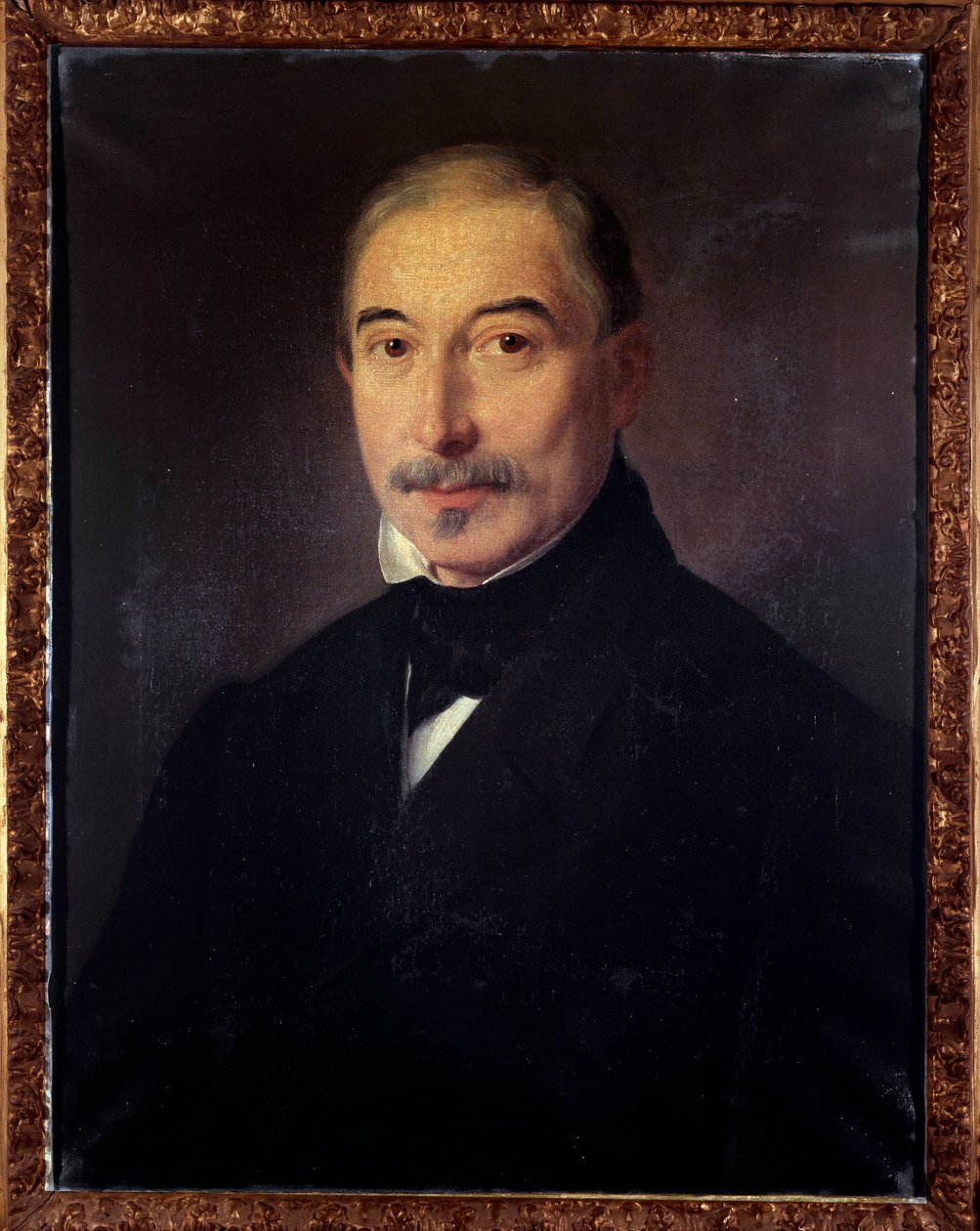 Italian käyrätorvensoittajan Gaetan Brizzin muotokuva (maalaus tekijältä Unknown artist