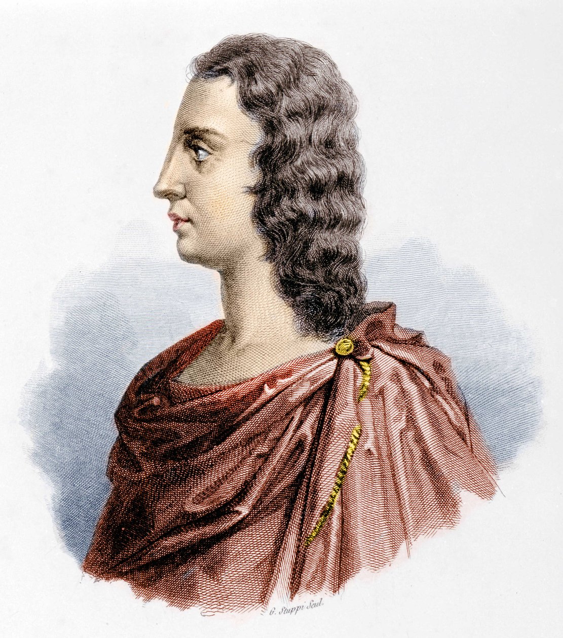 Muotokuva Gaetano Majorano dit Caffarellista (1710 -1783). tekijältä Unknown artist