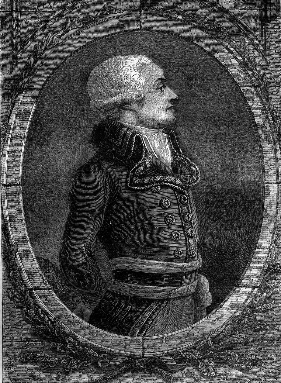 Kenraali Dumouriezin muotokuva. Charles Francois du Perier, dit du Perier du Mourier ja sitten ranskalainen kenraali Dumouriez (1739 - 1823). tekijältä Unknown artist