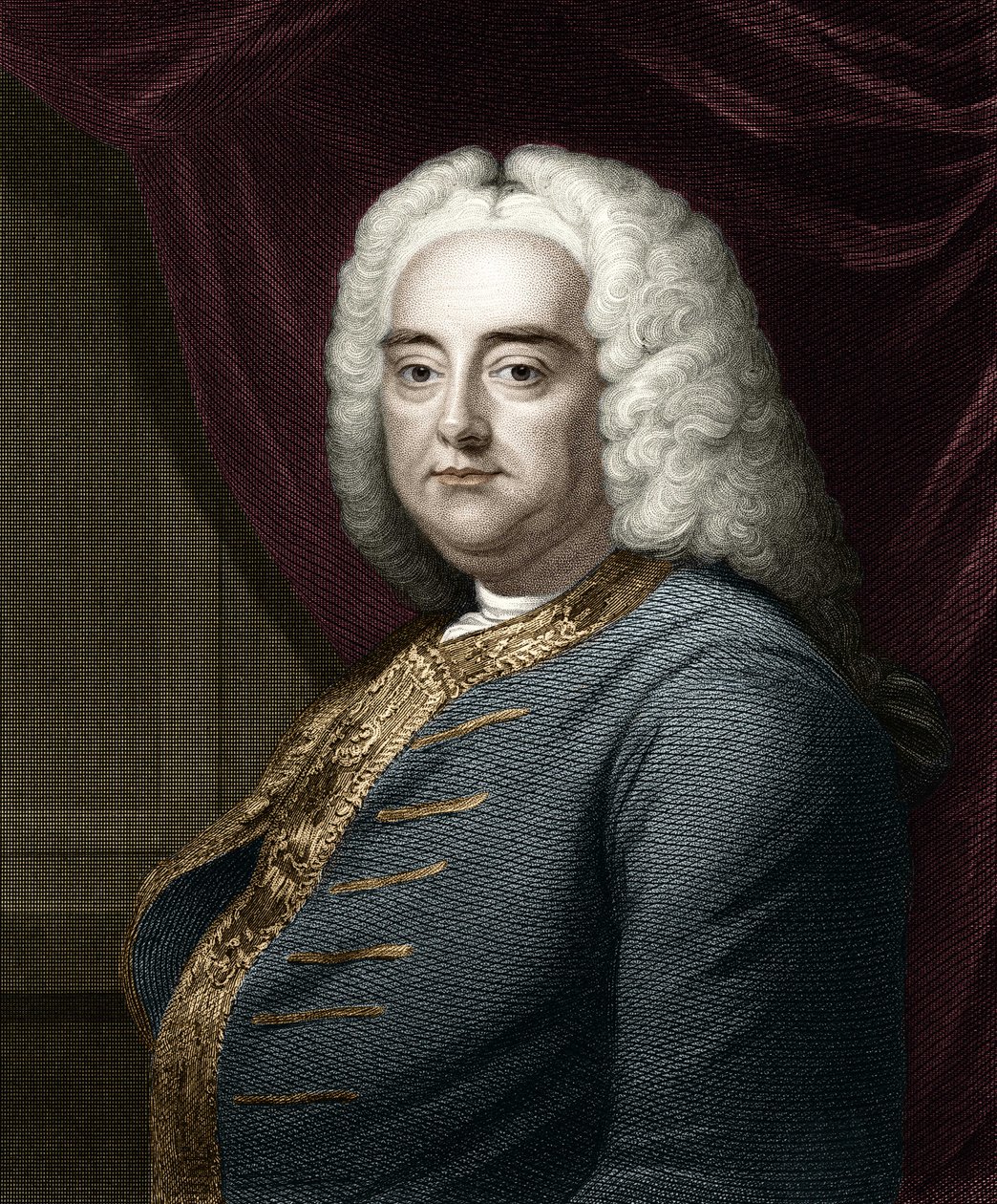 George Frederick Händelin muotokuva (Georg Friedrich Handel tekijältä Unknown artist