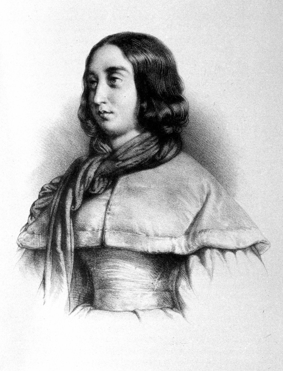 George Sandin (Aurore Dupin, Baronne Dudevant) muotokuva (1804-1876). tekijältä Unknown artist