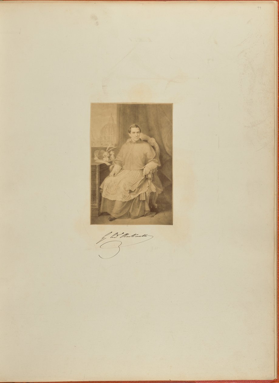 [Giacomo Antonellin muotokuva] tekijältä Unknown artist