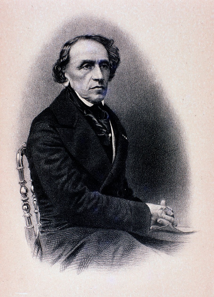 Giacomo Meyerbeerin muotokuva (kaiverrus) tekijältä Unknown artist