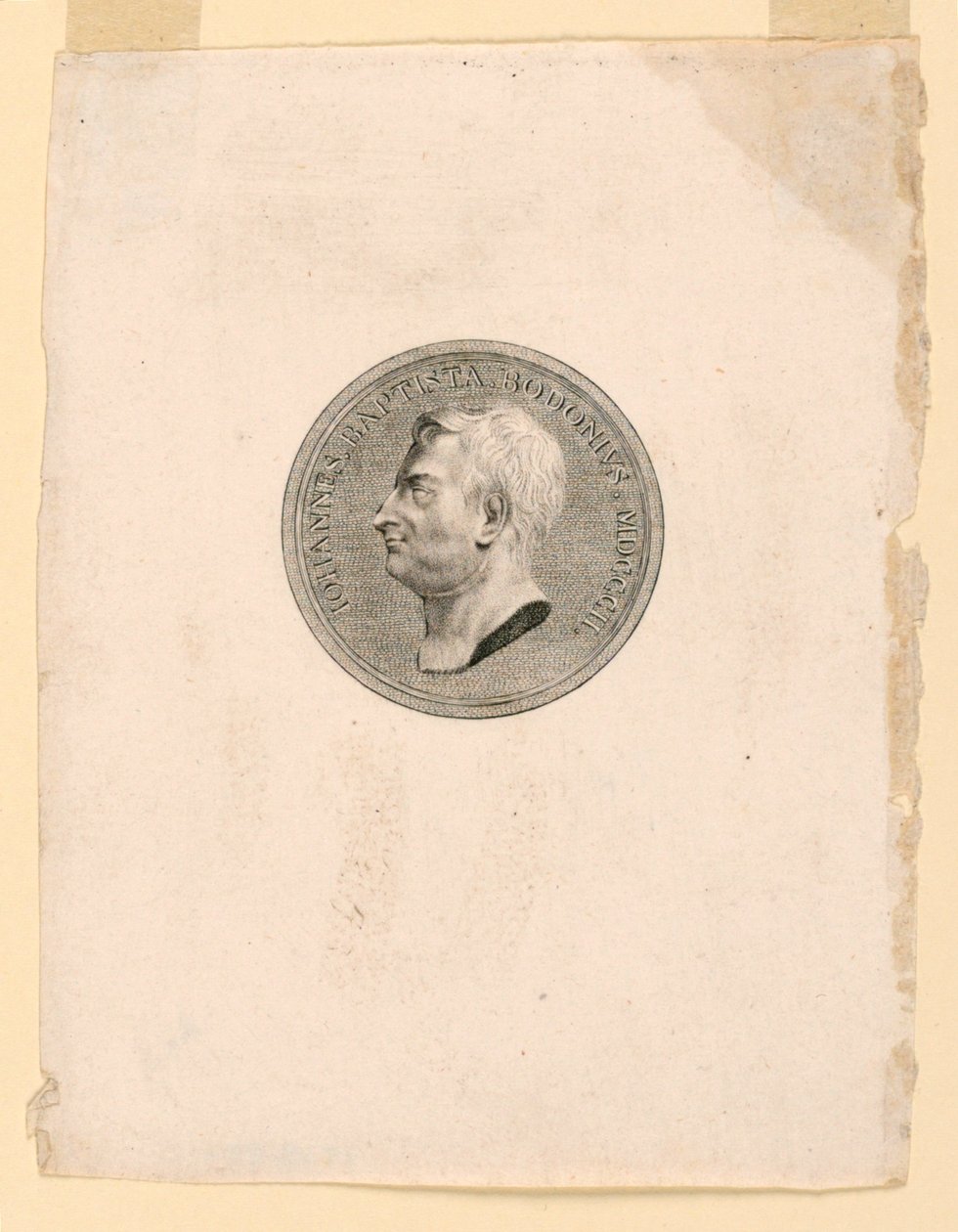 Giambattista Bodonin (1740-1813) muotokuva tekijältä Unknown artist