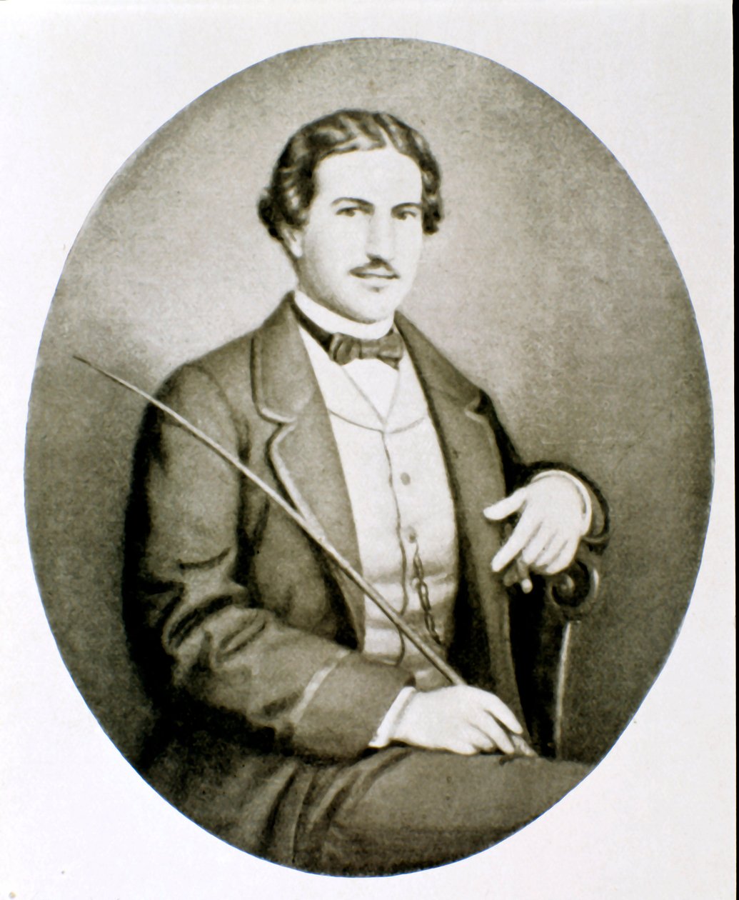 Muotokuva Gigio Carolista, Giuseppe Garibaldin toisen vaimon Giuseppina Raimondin rakastajasta. Yksityinen kokoelma tekijältä Unknown artist