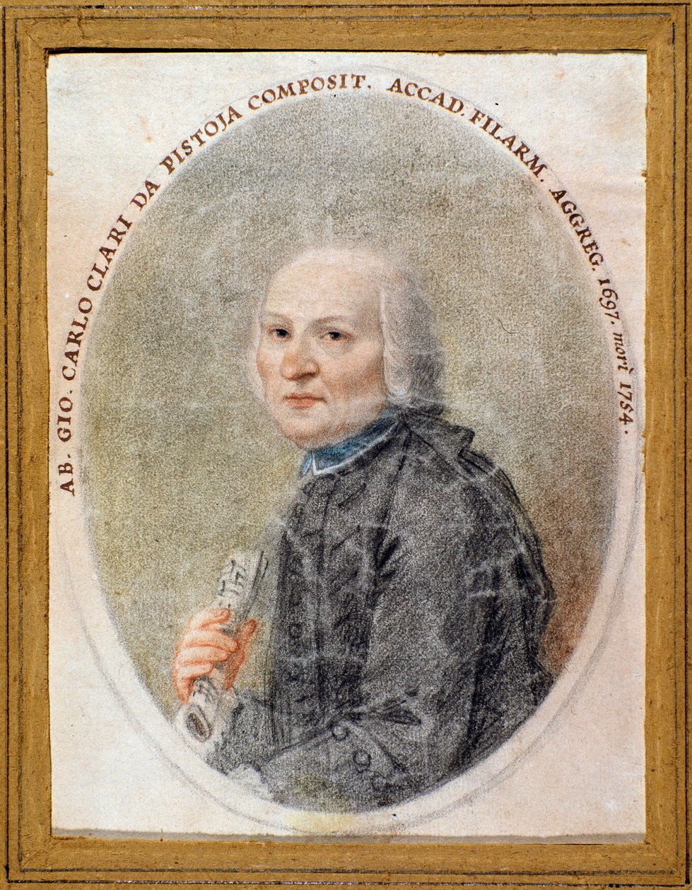 Giovanni Carlo Maria Clarin muotokuva (akvarelli) tekijältä Unknown artist