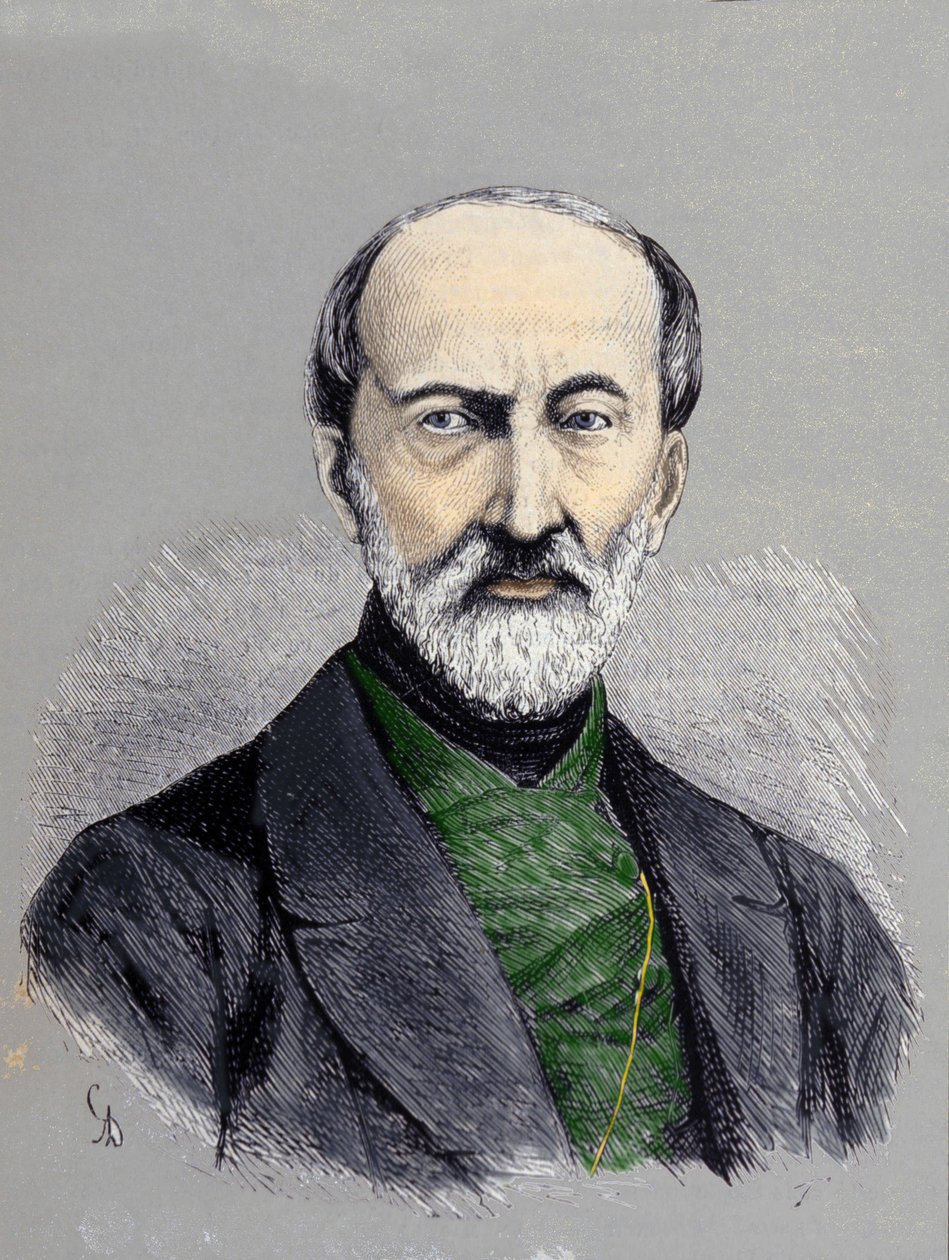 Giuseppe Mazzinin (1805 tai 1808 - 1872) muotokuva. tekijältä Unknown artist