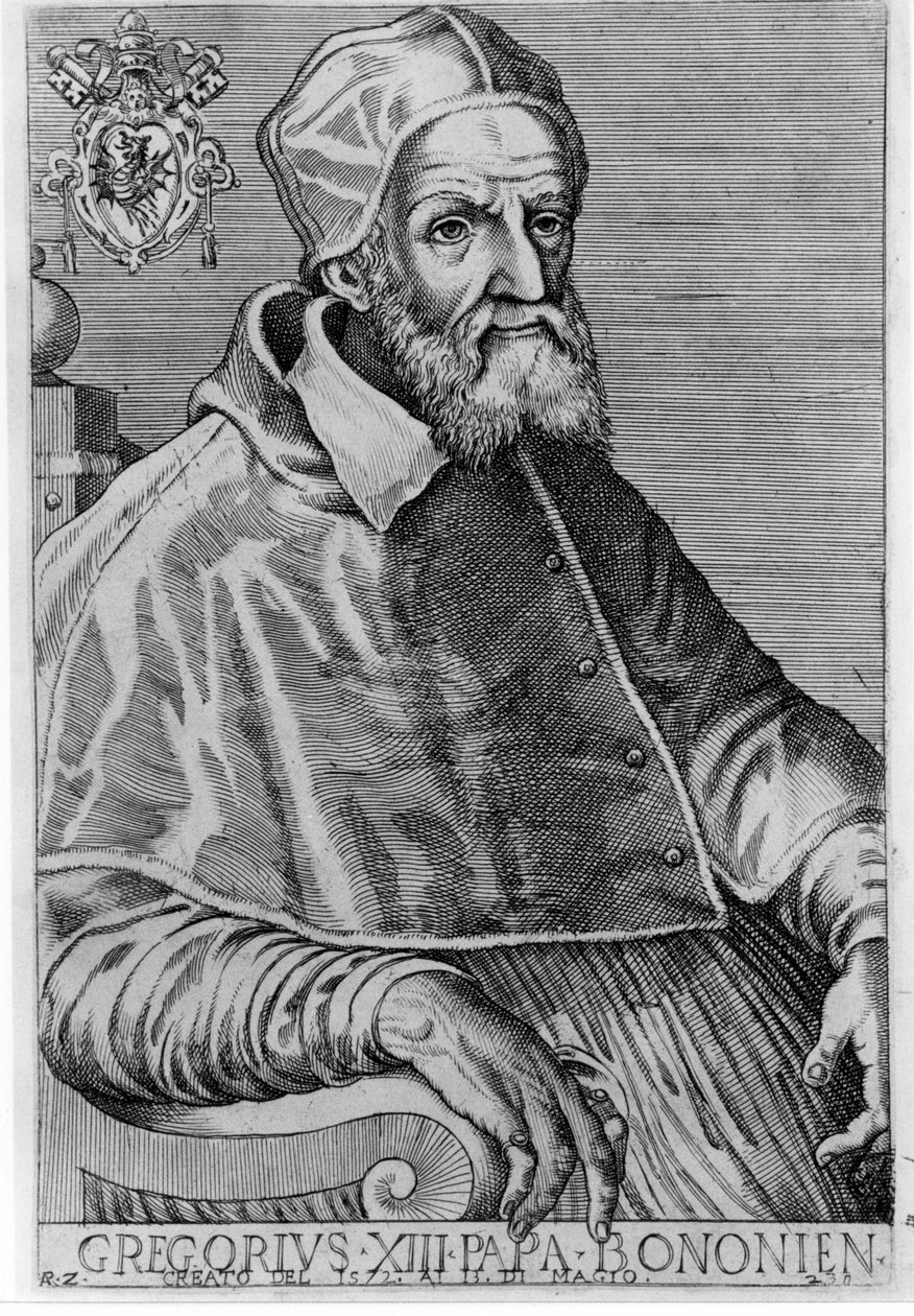 Muotokuva Gregorius XIII:sta (1502 - 1585). tekijältä Unknown artist