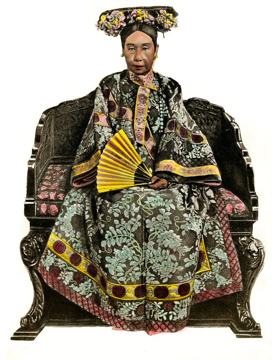 Muotokuva impressistä Kiinasta Tseu Hi (1834 -1908) Cixi (tai Ts