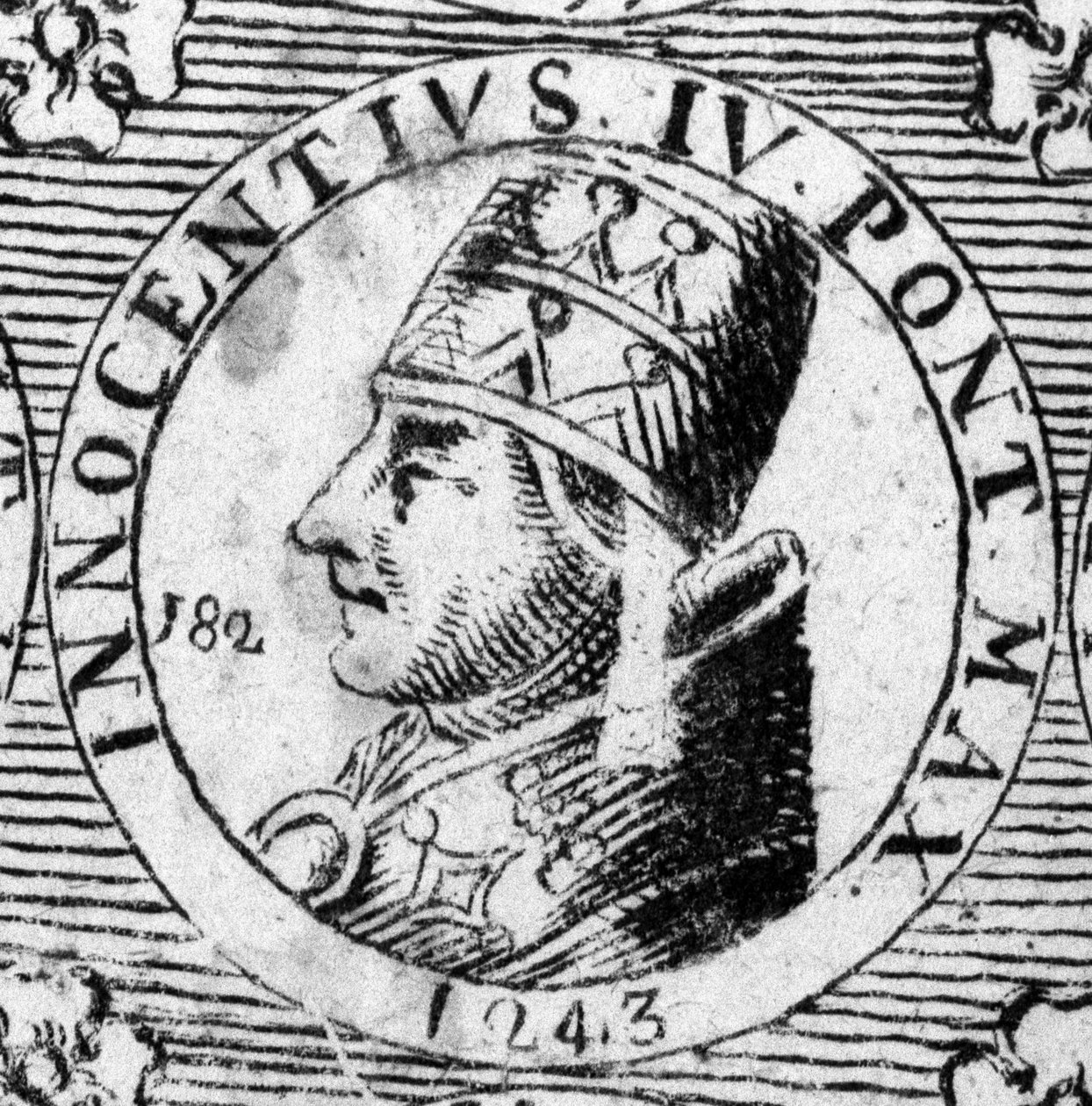 Innocentius IV:n muotokuva (1195 - 1254). tekijältä Unknown artist