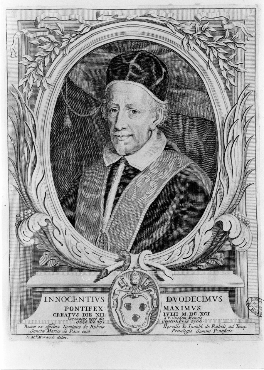 Innocentius XII:n (1615 - 1700) muotokuva. tekijältä Unknown artist