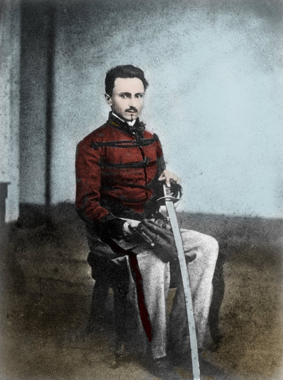 Muotokuva Ippolito NIEVOsta (1831-61), italialainen kirjailija ja isänmaallinen. tekijältä Unknown artist