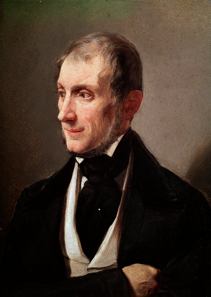 Italialaisen kirjailijan ja runoilijan Tommaso Grossin (1790-1853) muotokuva Anonyymi maalaus. 1800-luvun Milano, Museo di Milano - Italialaisen runoilijan ja kirjailijan Tommaso Grossin muotokuva 1790-1853. Anonyymi maalaus tekijältä Unknown artist