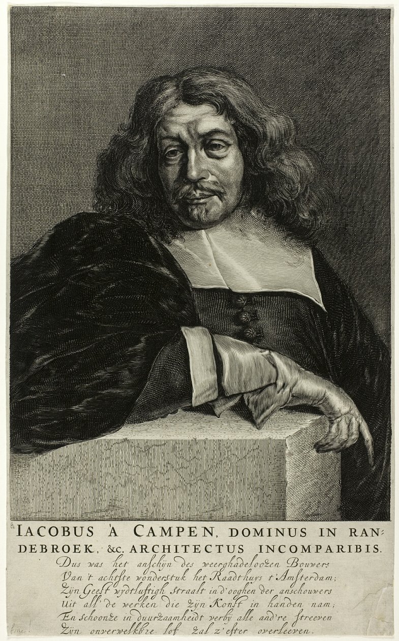 Jacob van Campenin muotokuva tekijältä Unknown artist