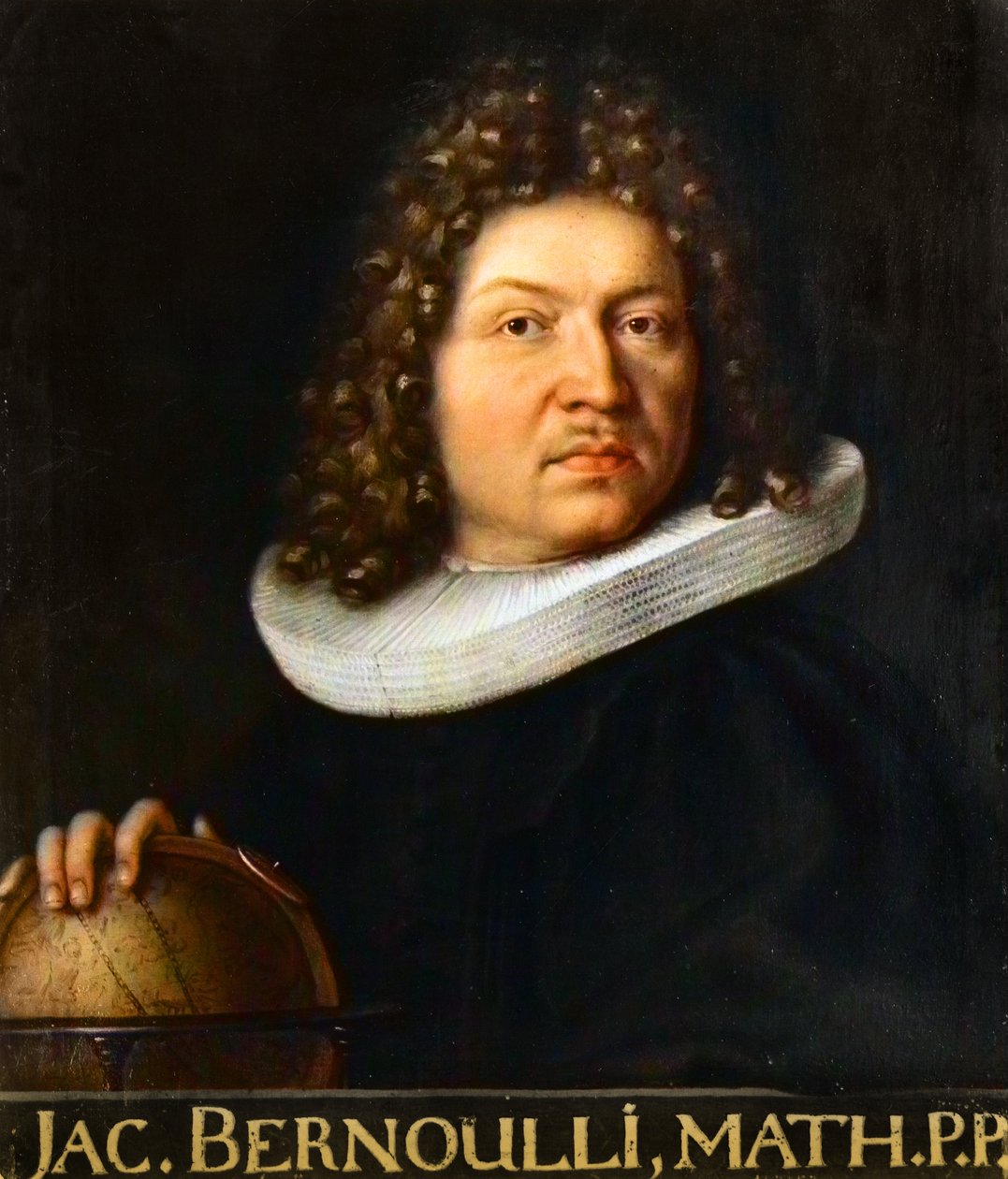 Jacques Bernoullin (1667-1748) muotokuva - sveitsiläinen matemaatikko tekijältä Unknown artist