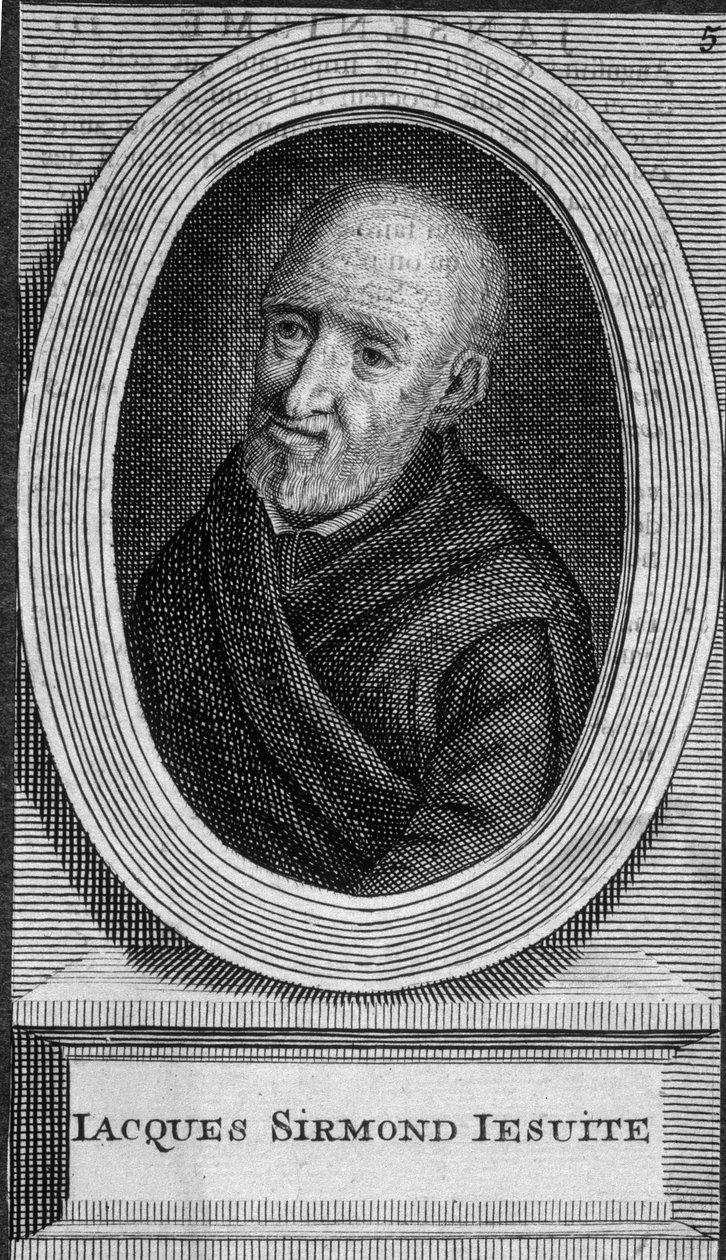 Muotokuva Jacques Sirmondista, jesuiitasta - n.d. tekijältä Unknown artist