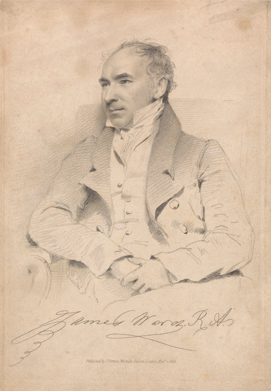 Muotokuva James Wardista, R. A. tekijältä Unknown artist